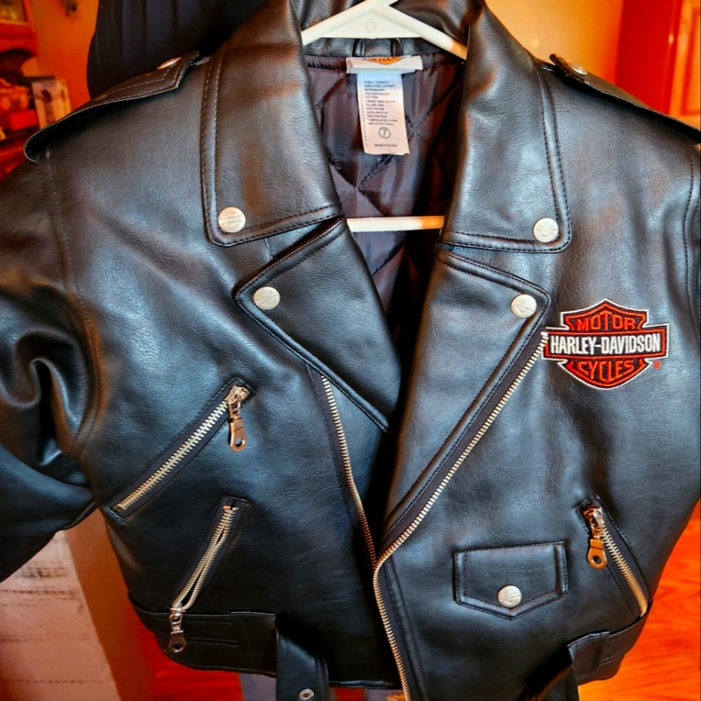 Harley-Davidson Youth Leather Jacket size 7